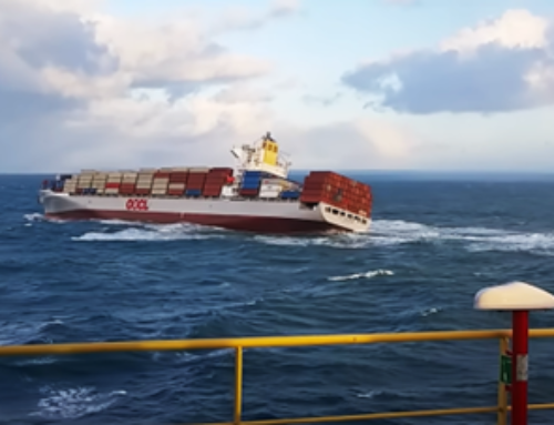 “Parametric Rolling”: The Dramatic Struggle of a Containership at Sea