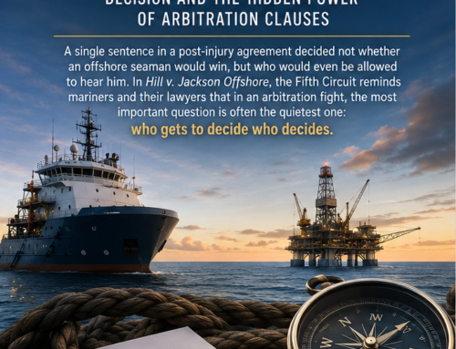 Who Decides Who Decides? The Fifth Circuit’s Hill v. Jackson Offshore Decision and the Hidden Power of Arbitration Clauses