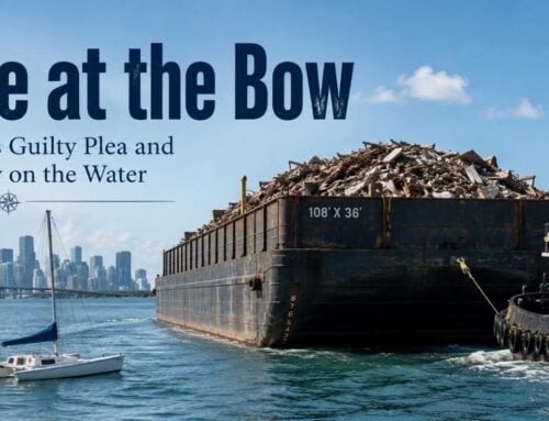 No One at the Bow: A Tug Captain’s Guilty Plea and the Oldest Duty on the Water