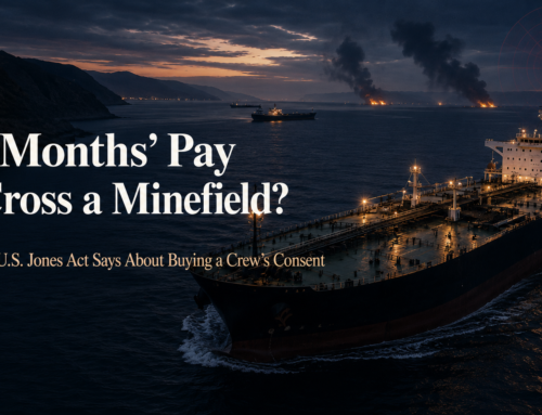 Six Months’ Pay to Cross a Minefield? What the Law Says About Buying a Crew’s Consent