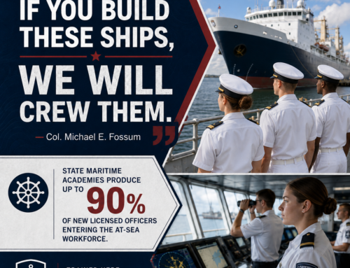 If You Build These Ships, We Will Crew Them: Texas A&M Maritime Academy Training Ship TS LONE STAR STATE Christened