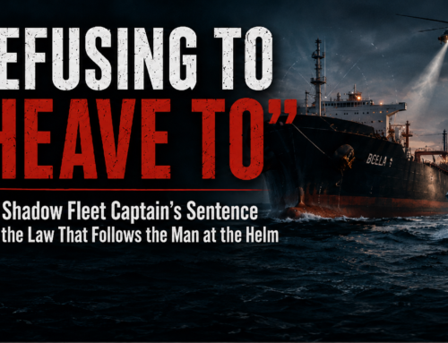 Refusing to “Heave To”: Shadow Fleet Captain Sentenced to 10 Months, and the Laws That Follow the Man at the Helm